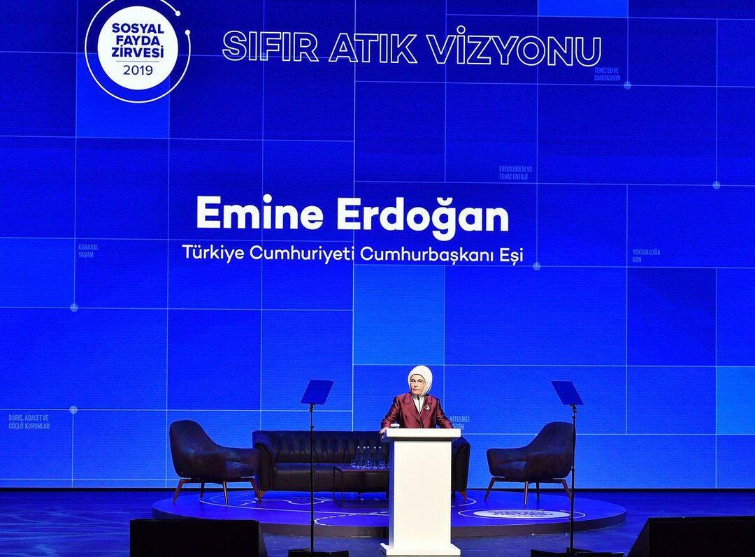 Movimento Desperdício Zero Emine Erdoğan 