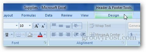 Rodapé do cabeçalho do Excel 4