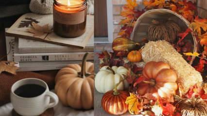 Como os acessórios devem ser usados ​​na decoração de outono?