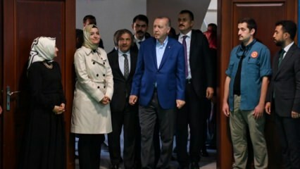 O Presidente Erdoğan visitou a Casa das Crianças Kasımpaşa!