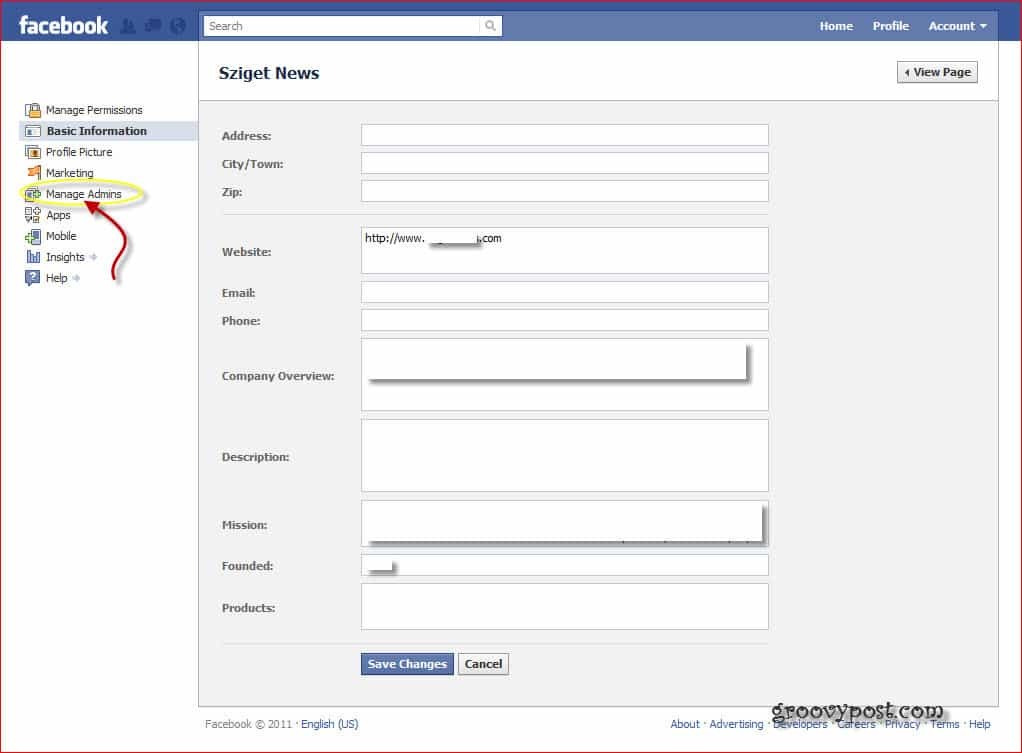 Como adicionar ou remover um administrador da sua empresa ou página de fãs no Facebook