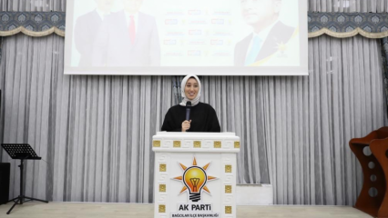 O deputado do AK Party Istanbul Rümeysa Kadak falou sobre seus projetos