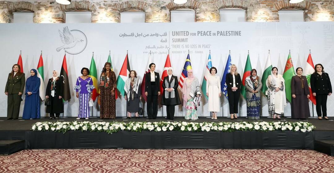 Cúpula de Um Coração para as Esposas dos Líderes Palestinos