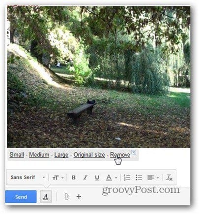 novo gmail compor inserir fotos