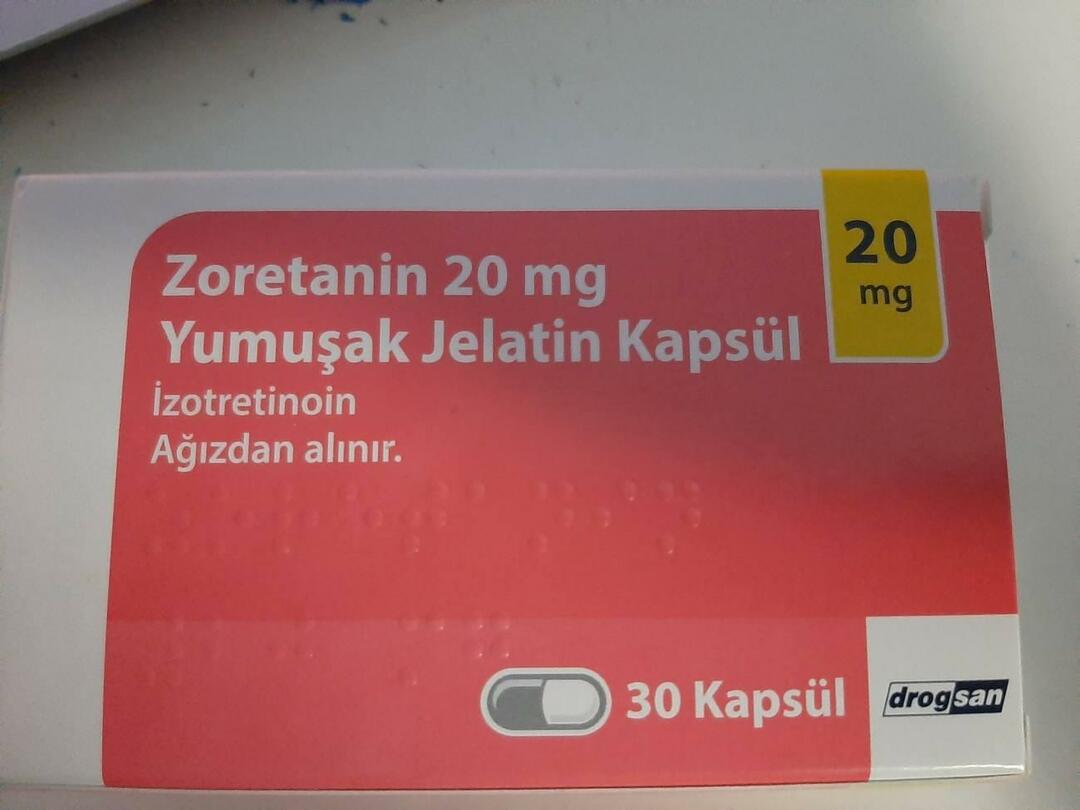Qual a utilidade da cápsula de Zoretanin usada no tratamento da acne? Como usar Zoretanina?