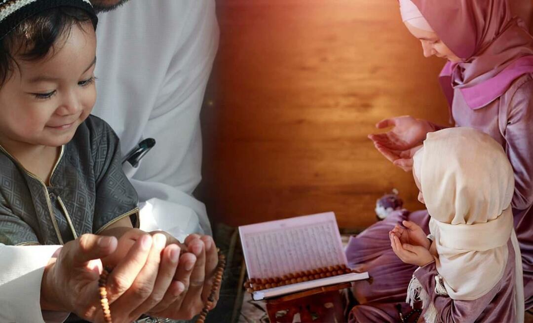 Como passar o Ramadã com crianças? Conselhos para seus objetivos do Ramadã com seus filhos...
