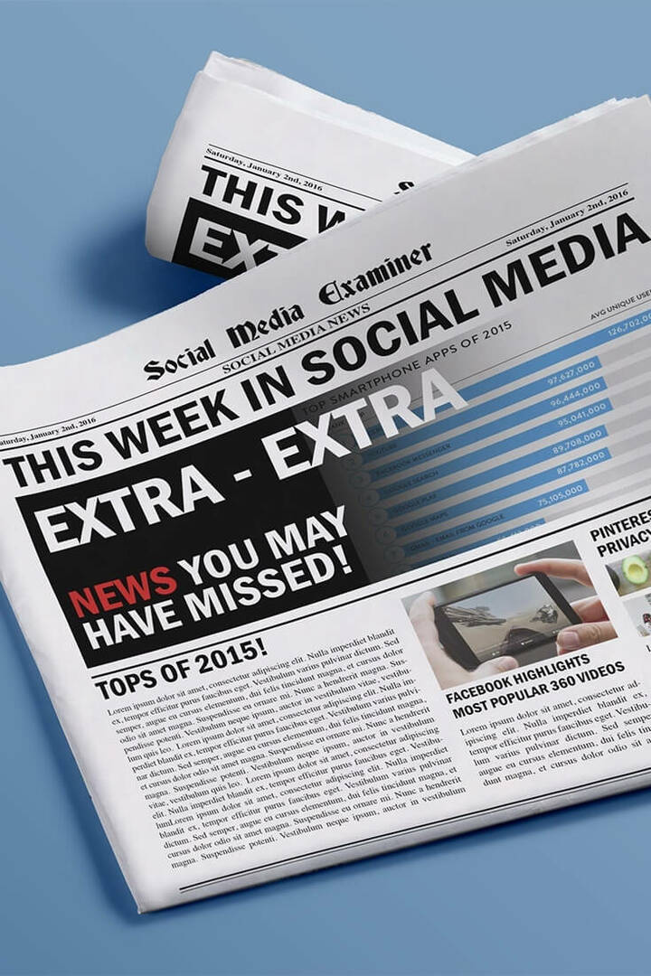 Facebook e YouTube lideram o uso de aplicativos para celular em 2015: Esta semana nas mídias sociais: examinador de mídias sociais