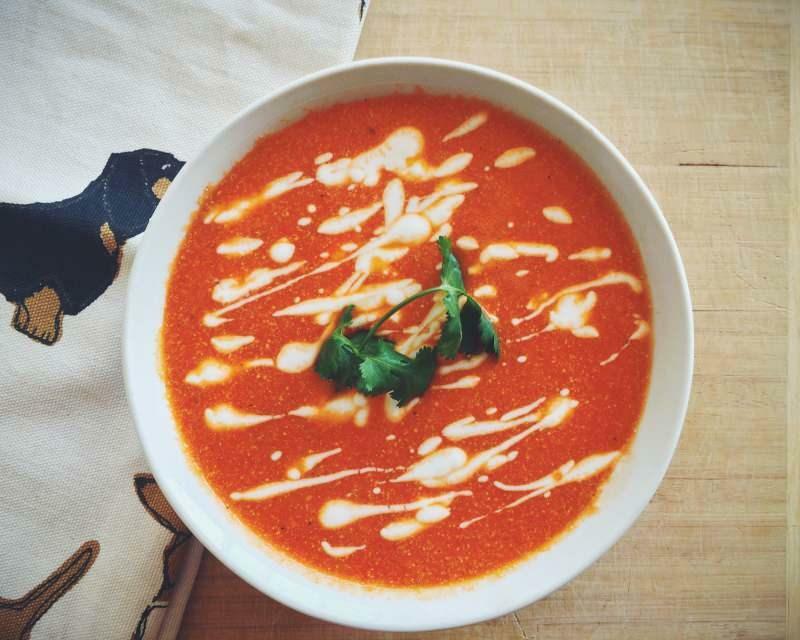 receita de sopa de pimenta vermelha