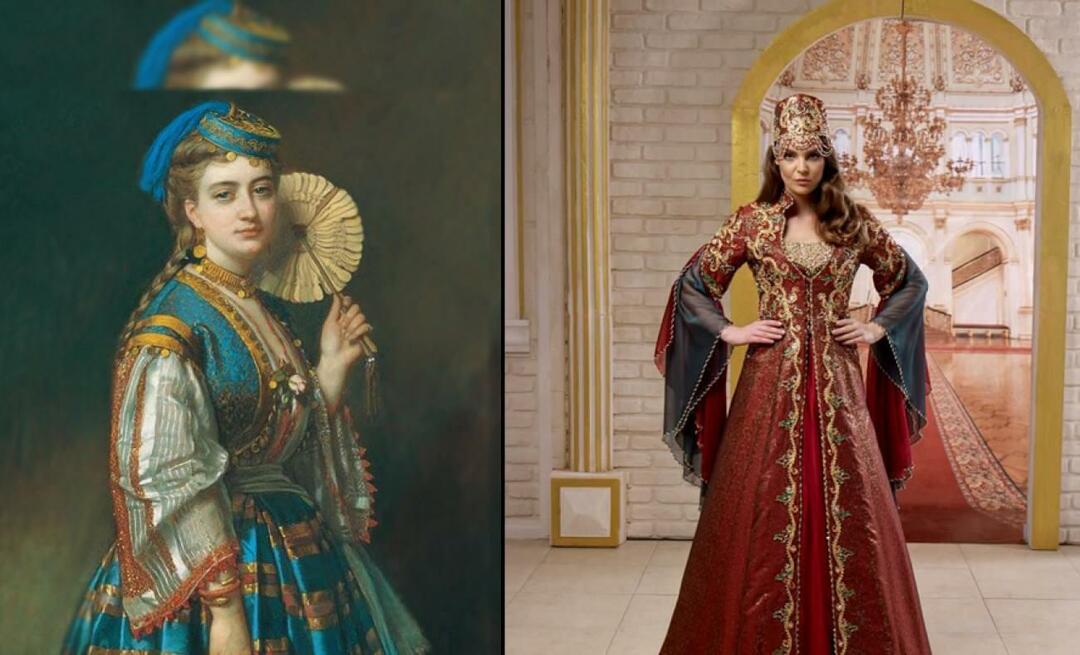 Como eram as roupas femininas no palácio otomano nos séculos 18 e 19? 
