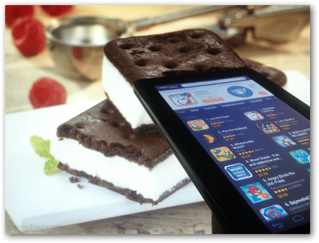 Sanduíche de sorvete no fogo Kindle