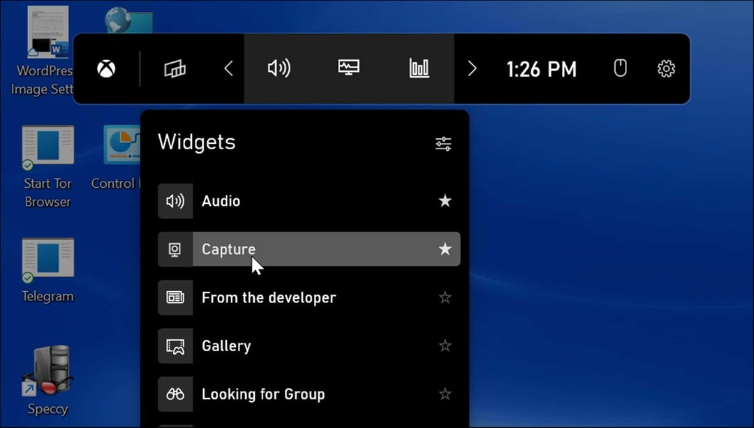 captura de widgets faça uma captura de tela no Windows 11