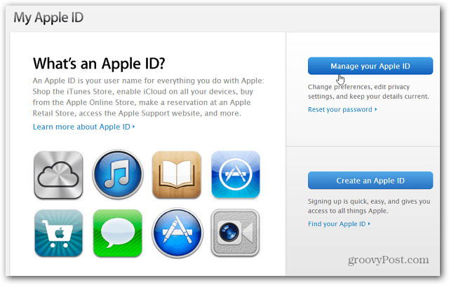 Ativar verificação em duas etapas para sua conta Apple