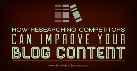 pesquisa de conteúdo do concorrente