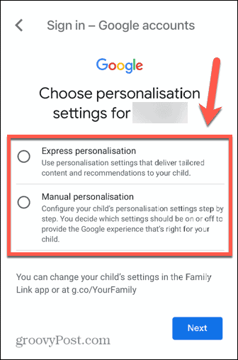 personalização de conta infantil do gmail