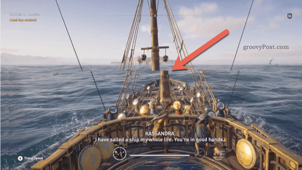 Exemplo de screen tearing em Assassins Creed Odyssey