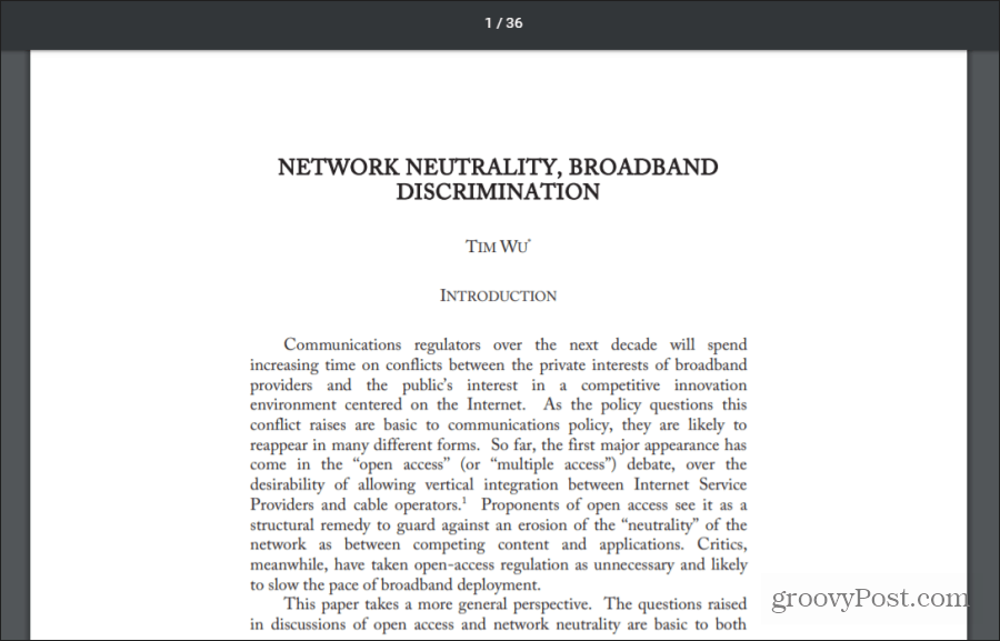 discriminação de banda larga
