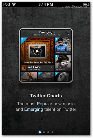 Música do Twitter para iOS