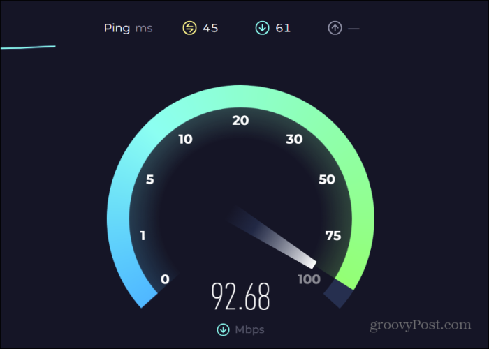 Speedtest para determinar a velocidade da sua internet