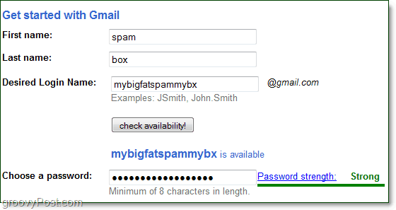 crie um endereço de proxy permanente