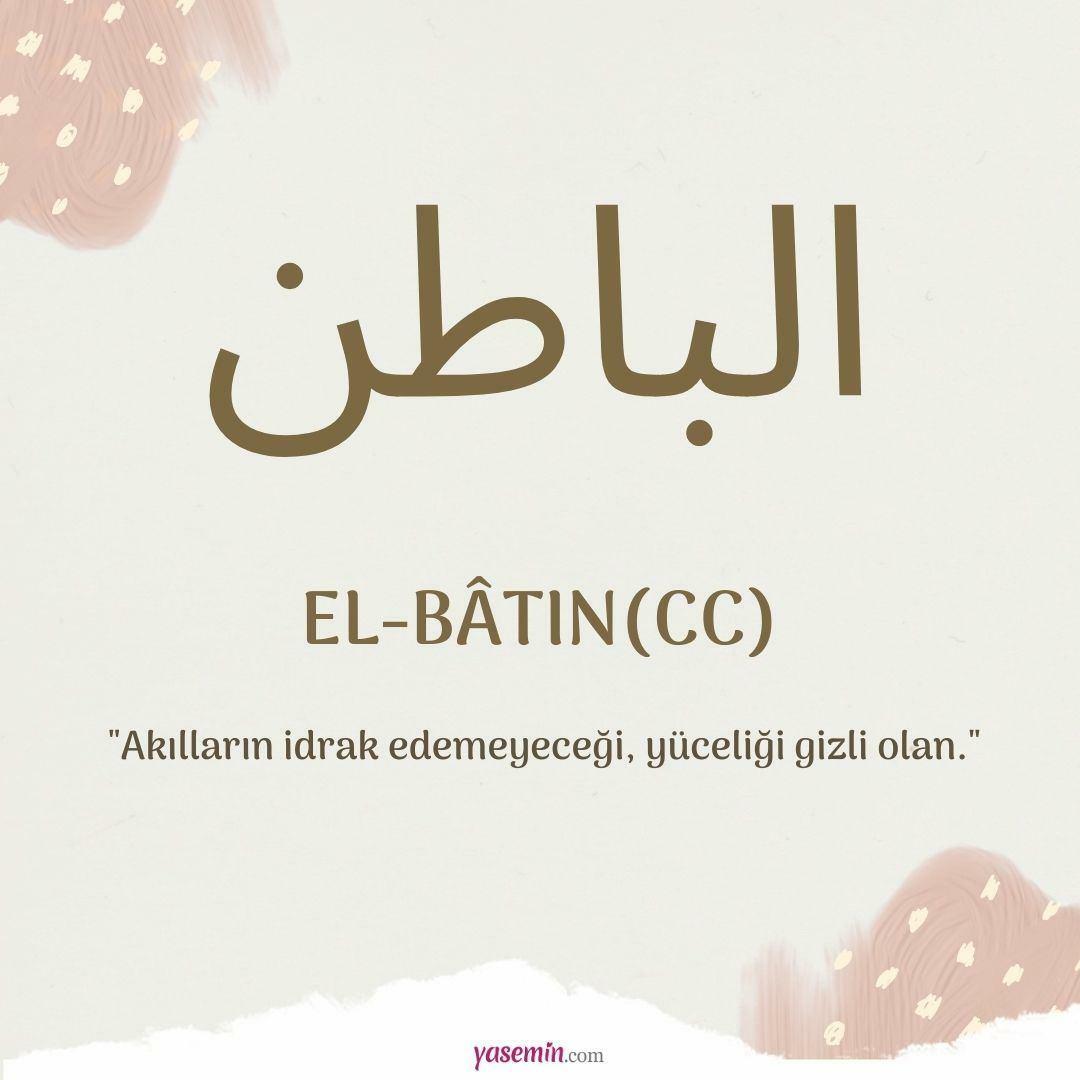 O que al-Batin (c.c) significa?