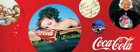 imagem da capa do facebook da coca-cola