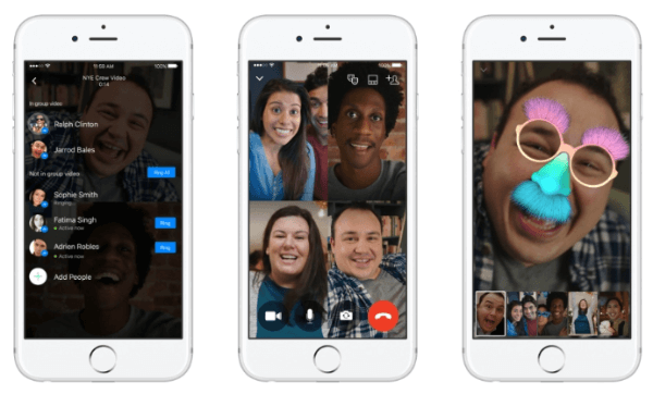 O Facebook Messenger lança o recurso de chat de vídeo em grupo no Android, iOS e na web.