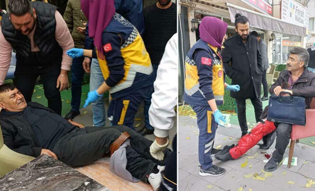 Em Kayseri, o atirador atirou no cantor local Ahmet Kaplan, que estava passando!