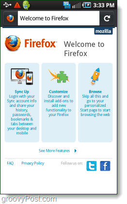 Firefox no android