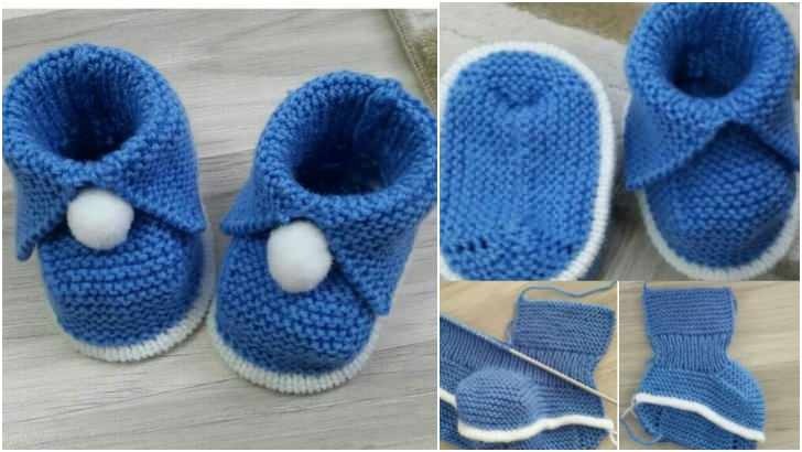 Como fazer sapatos de bebê pompon