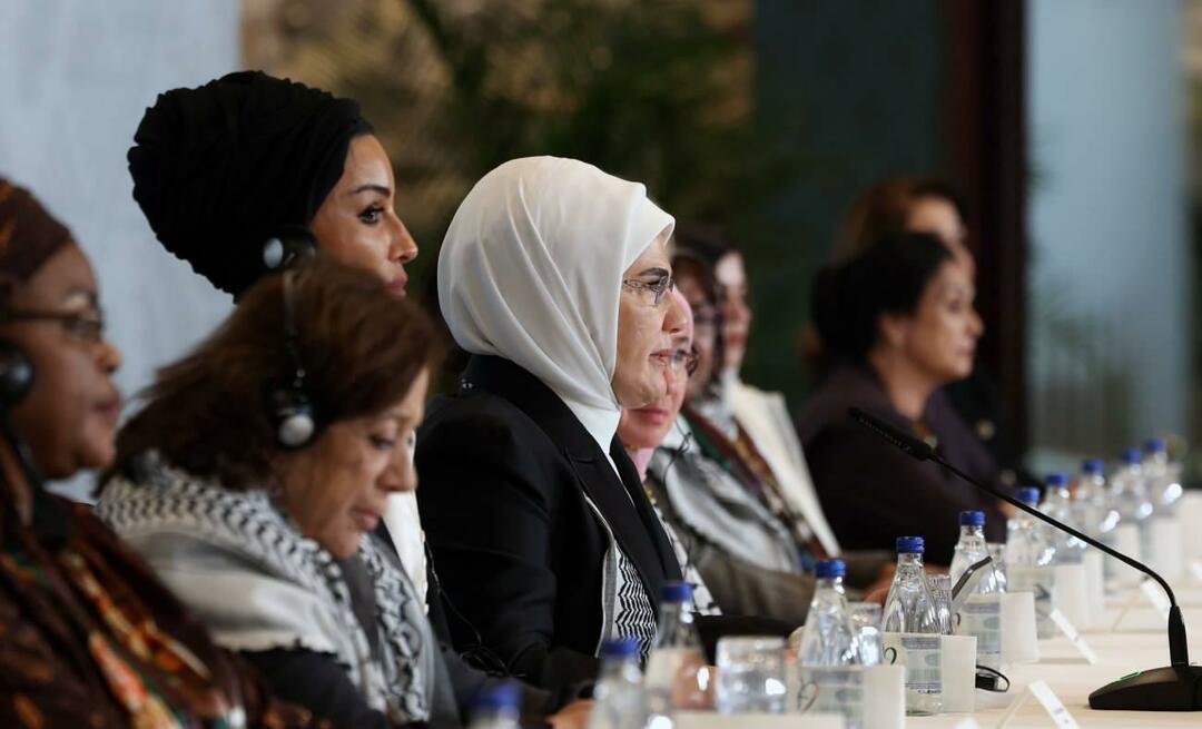 Compartilhando um só coração pela Palestina da primeira-dama Erdoğan! “Estamos determinados a continuar a nossa solidariedade!”
