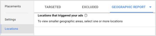 Guia do relatório geográfico do Google Adwords