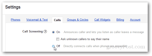 Como desativar a triagem de chamadas do Google Voice