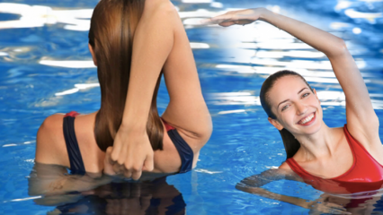 Ajuste a barriga em 3 movimentos! Os movimentos abdominais mais eficazes que você pode fazer na água