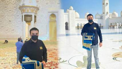  CZN Burak orou na Mesquita Sheikh Zayid em Dubai! Quem é CZN Burak?