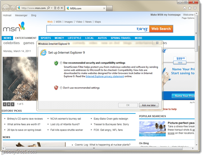 Internet Explorer 9 Final, agora disponível