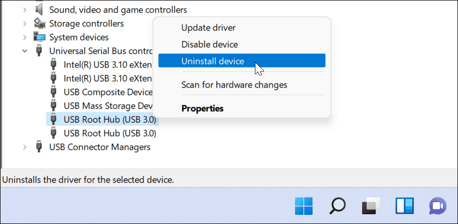 corrigir usb não funciona no Windows 11