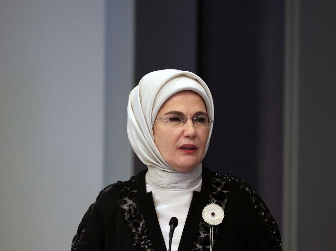 Diplomacia por telefone da primeira-dama Erdoğan para "Gaza"!