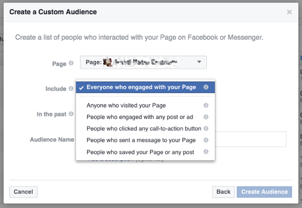 Você pode até mesmo redirecionar qualquer pessoa que interage com sua página.