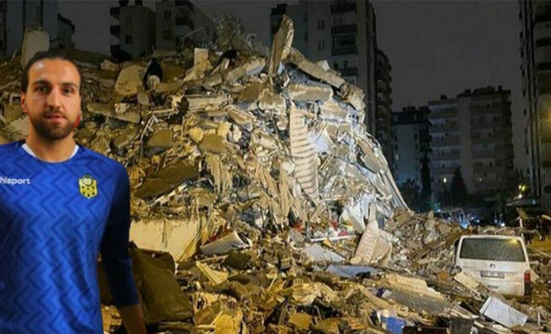 Notícias amargas da área do terremoto: o famoso jogador de futebol Ahmet Eyüp Türkaslan perdeu a vida!
