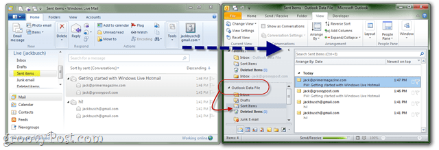 Exportar Windows Mail para o Outlook Exchange