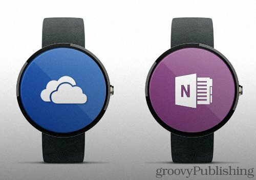 Aplicativos de produtividade da Microsoft para Apple Watch e Android Wear