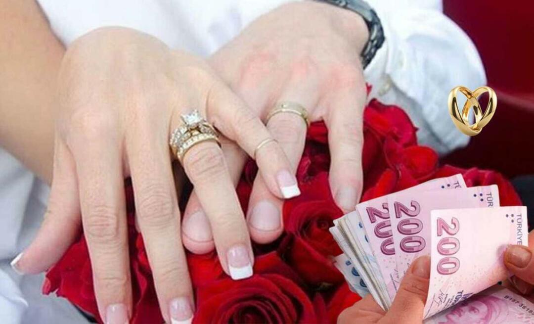 Suporte de dote e compensação? Quanto é o apoio ao dote de 2023? Apoio de 36 mil TL do estado para quem vai casar