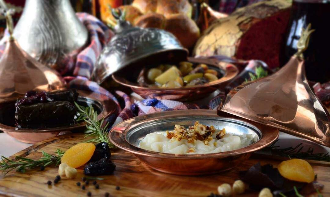Apresentação da cozinha otomana Guler