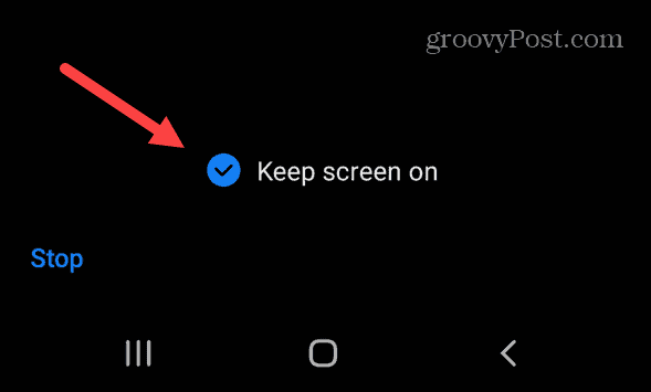 manter a tela no Android