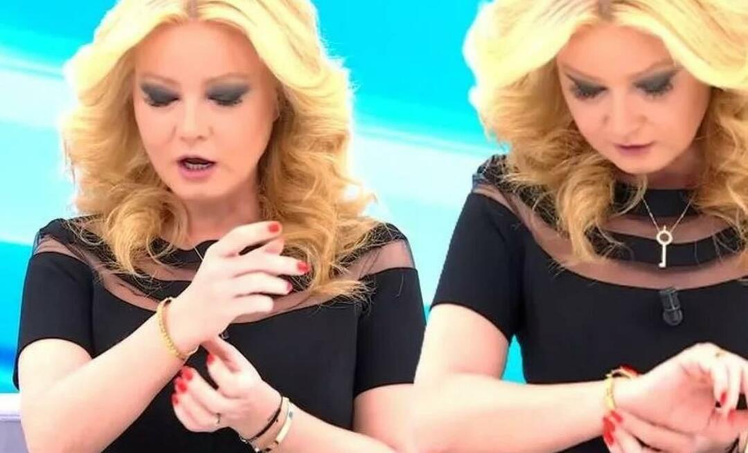Uma pulseira de ouro chegou a Müge Anlı na transmissão ao vivo! Quando você tenta colocá-lo em seu braço...