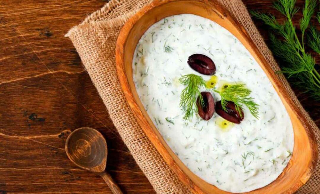 Como fazer endro tzatziki? Receita refrescante de tzatziki de iogurte e endro