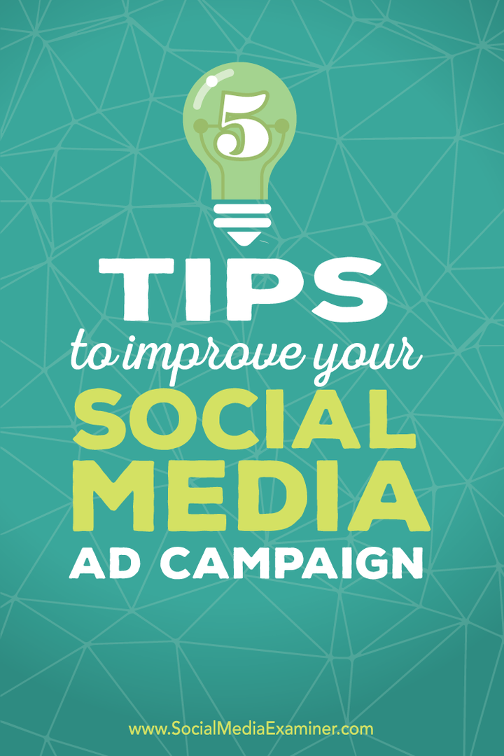 5 dicas para melhorar suas campanhas publicitárias em mídias sociais: examinador de mídias sociais