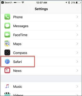 ios-clear-cache-safari-settings