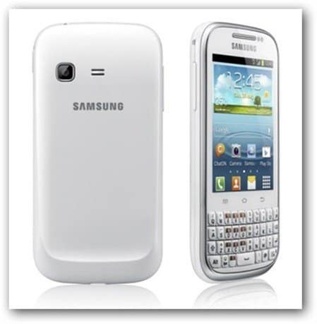 Samsung apresenta o Galaxy Chat da máquina de mensagens de texto