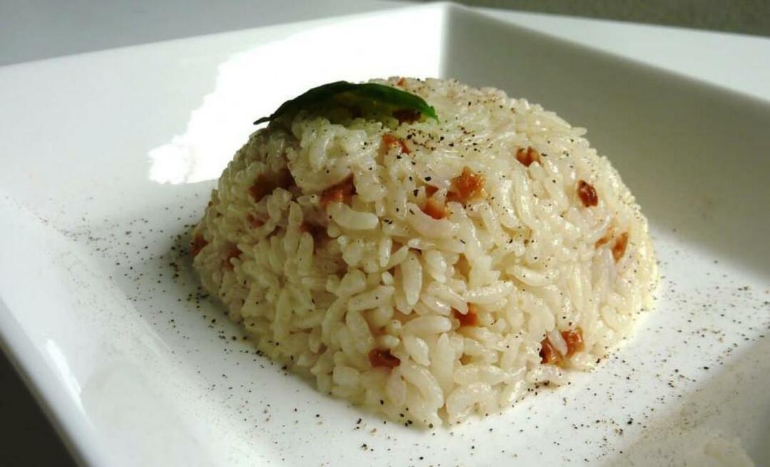 Como fazer o pilaf de arroz com manteiga mais fácil? Receita de arroz de manteiga que cheira a gostoso